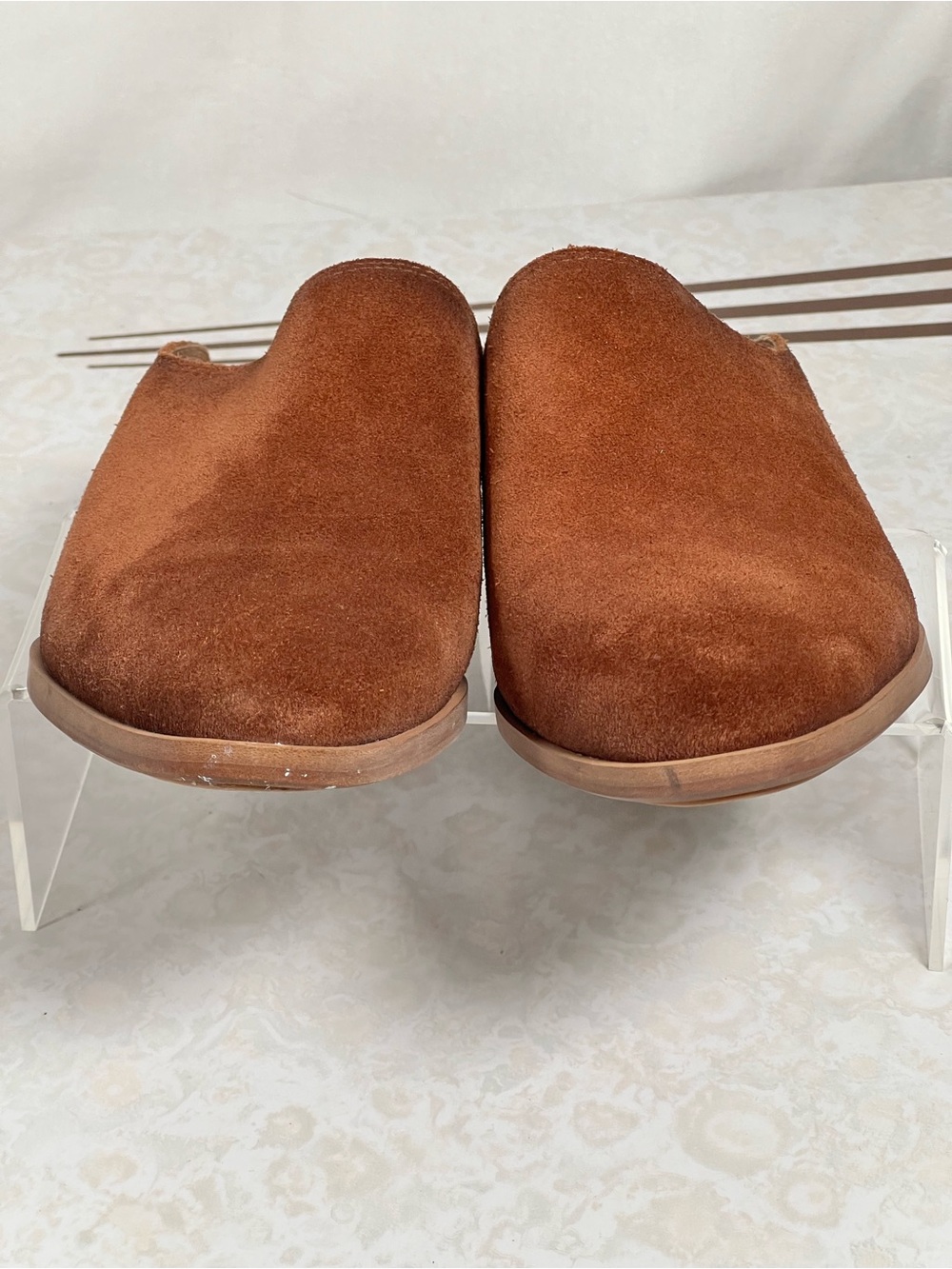 Zodiac Brown Suede Slip-On Mules Slides Western Boho Shoes Women's Sz 7, EUR 37 - Picture 4 of 10